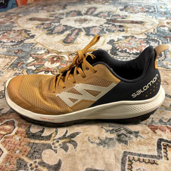 Salomon Outpulse Outdoor Hiking Shoes Women's US 9 Fenugreek Orange Sneaker - Picture 8 of 10